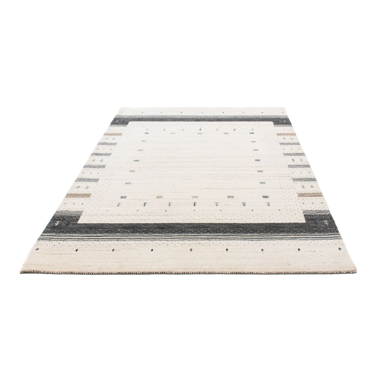 Gabbeh Rug - Loribaft Perser - 200 x 145 cm - beige