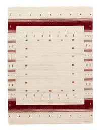 Gabbeh Rug - Loribaft Perser - 198 x 143 cm - beige