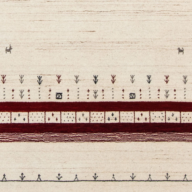 Gabbeh Rug - Loribaft Perser - 200 x 138 cm - beige