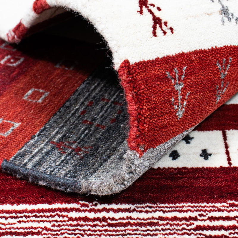 Gabbeh Rug - Loribaft Perser - 200 x 140 cm - beige