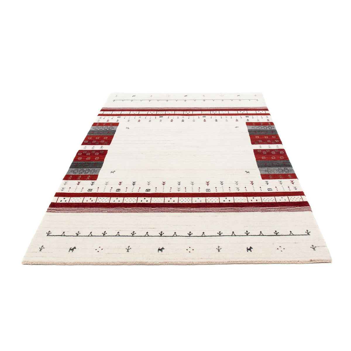 Gabbeh Rug - Loribaft Perser - 200 x 140 cm - beige