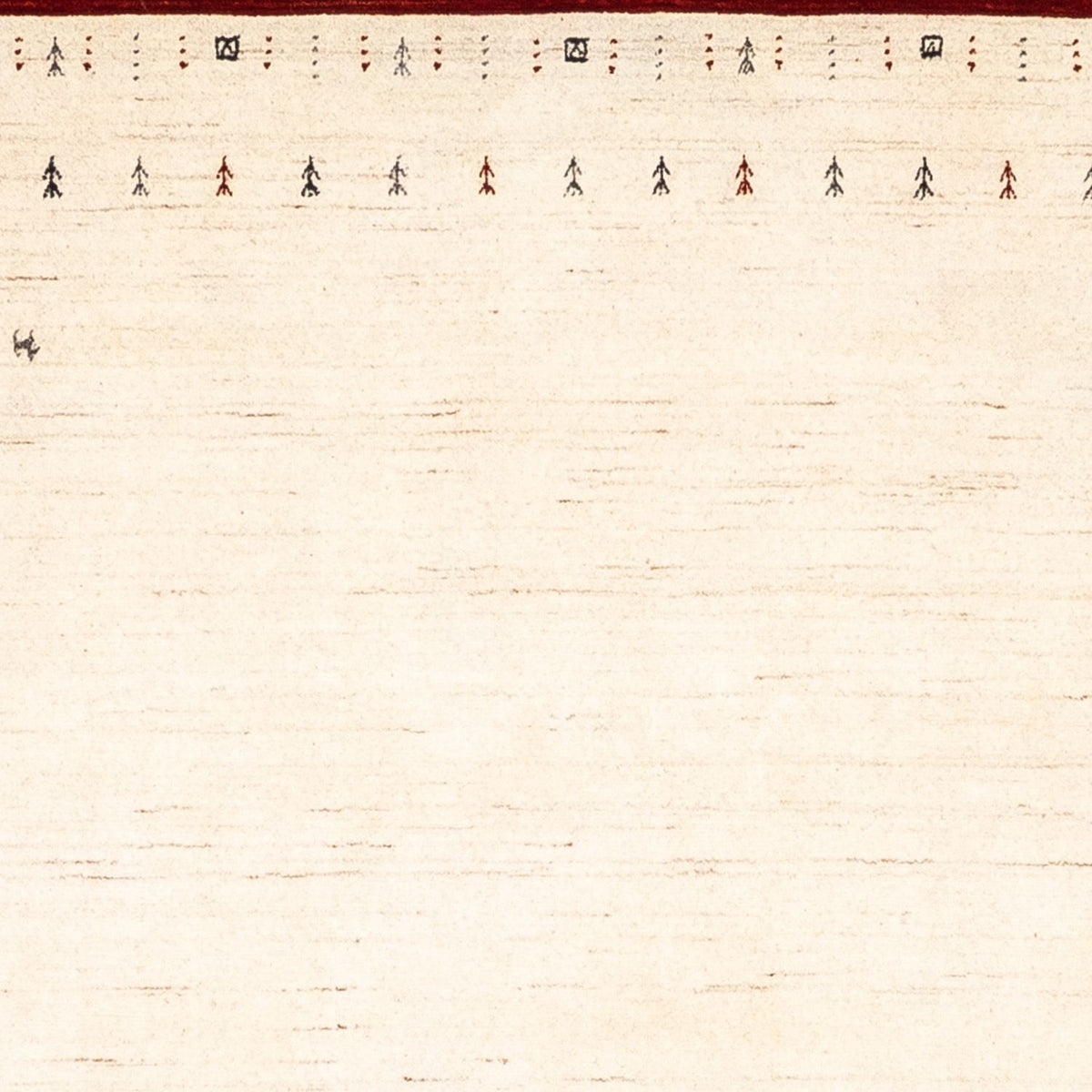 Gabbeh Rug - Loribaft Perser - 298 x 200 cm - beige