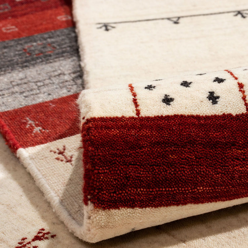 Gabbeh Rug - Loribaft Perser - 298 x 200 cm - beige