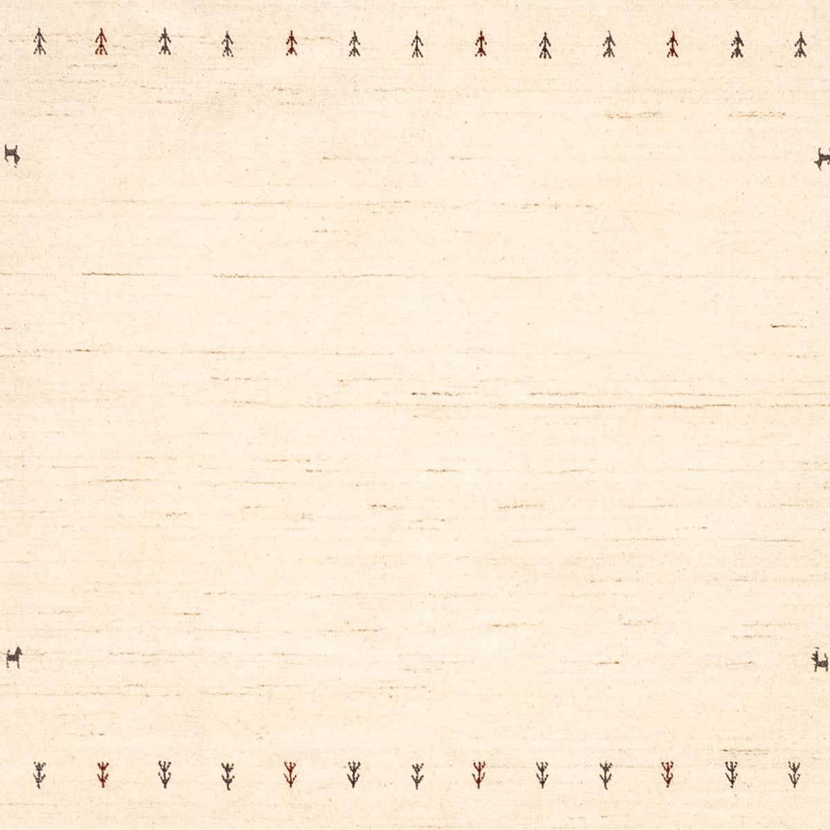 Gabbeh Rug - Loribaft Perser - 298 x 201 cm - beige