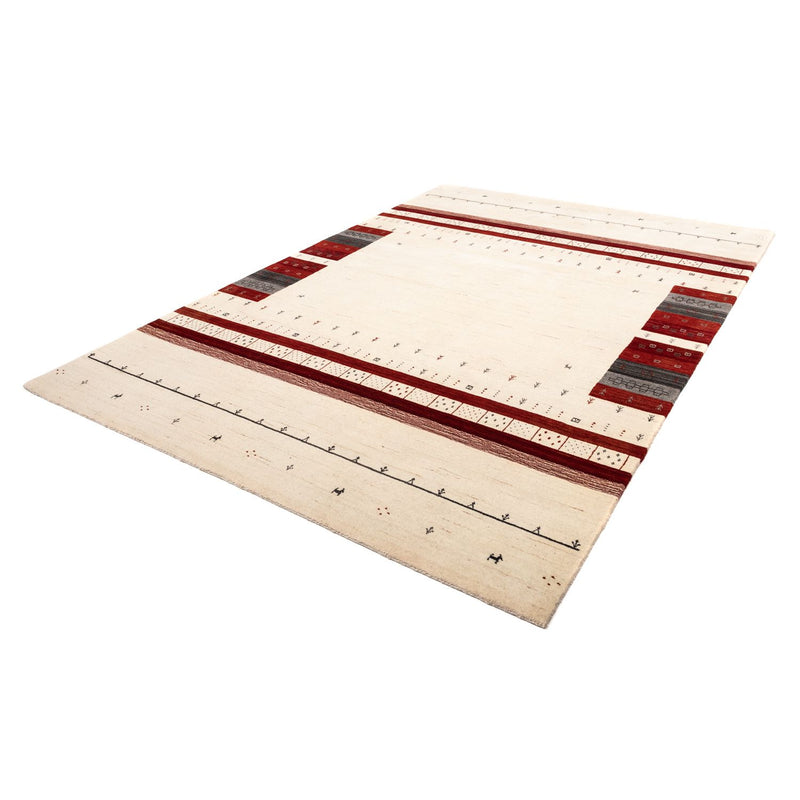 Gabbeh Rug - Loribaft Perser - 298 x 201 cm - beige