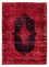 Vintage Rug - 349 x 258 cm - dark red