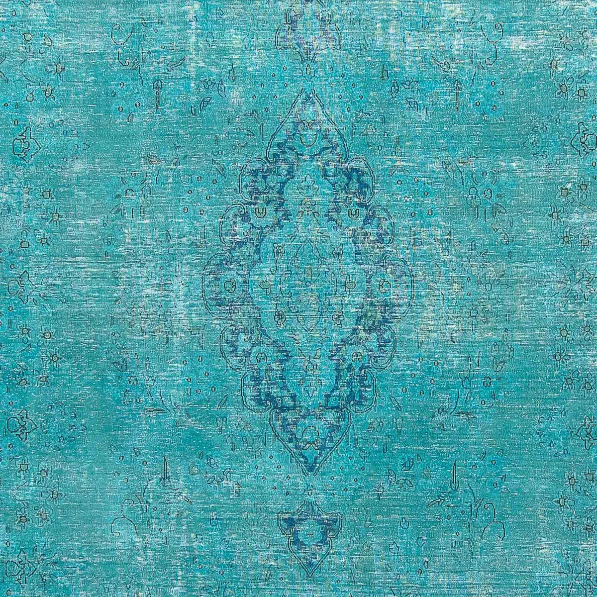 Vintage Rug - 395 x 295 cm - blue