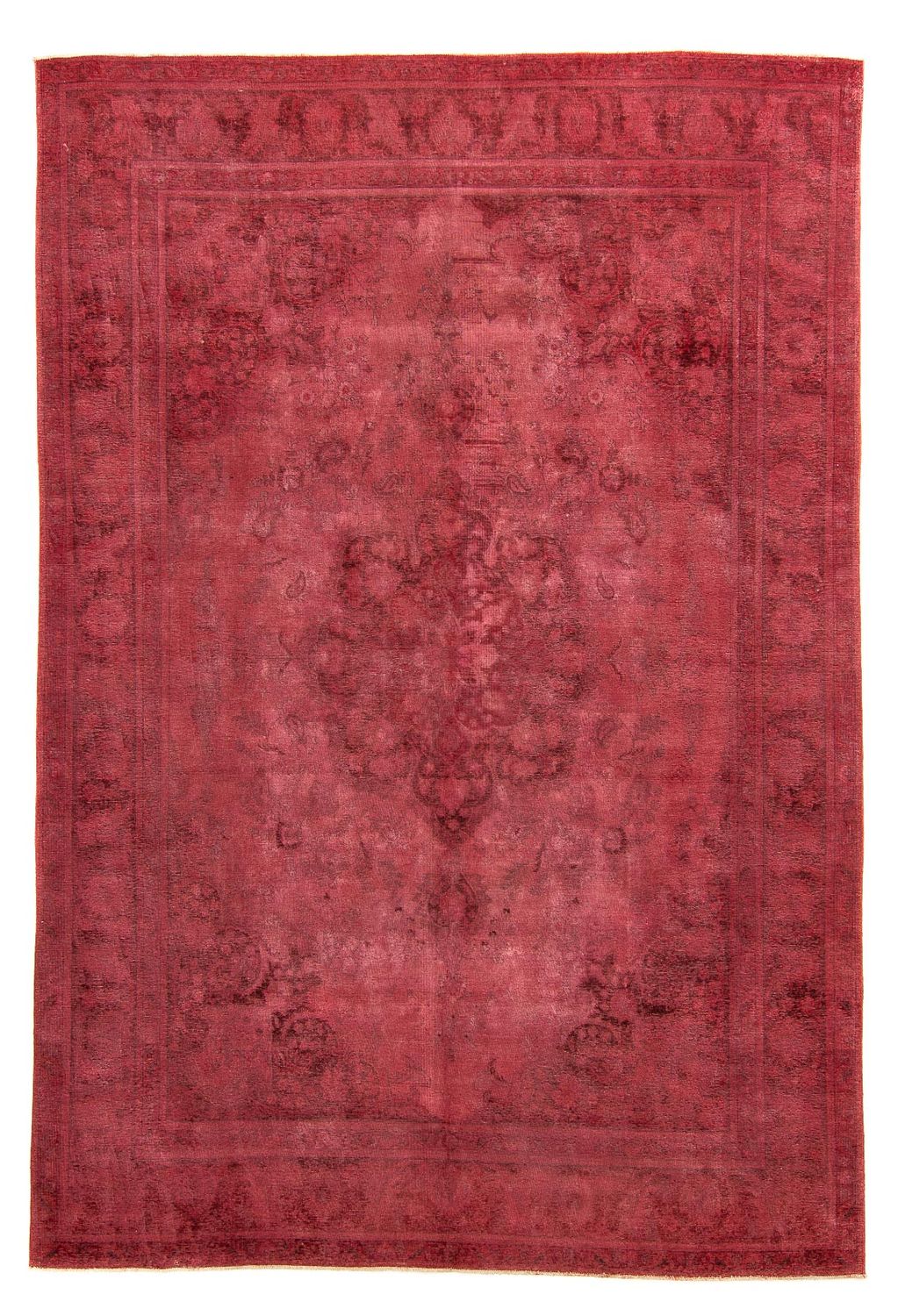 Vintage Rug - 383 x 285 cm - dark red
