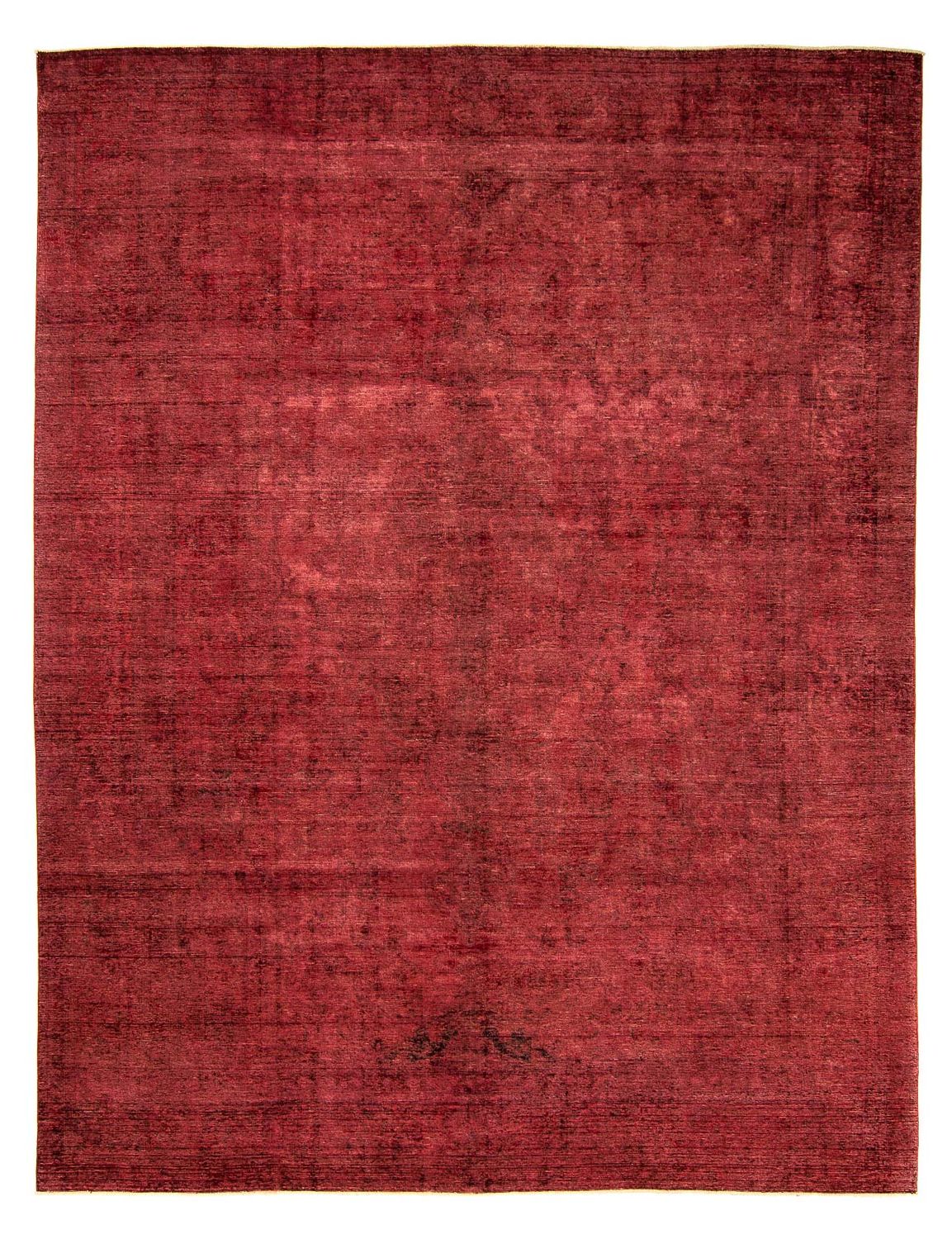 Vintage Rug - 401 x 302 cm - dark red