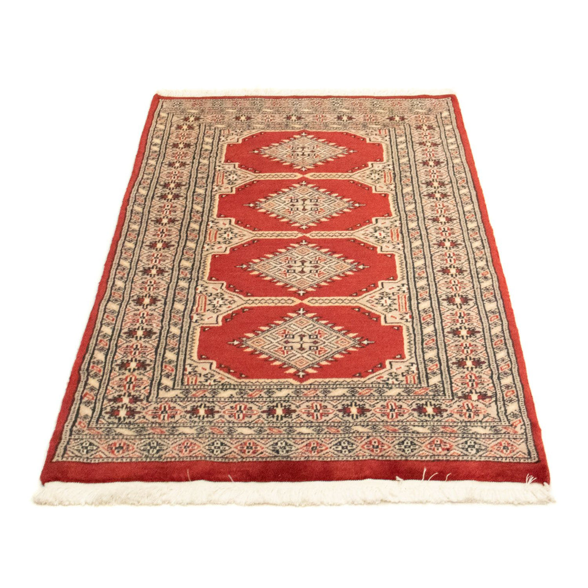 Afghan Rug - Bukhara - 127 x 77 cm - red