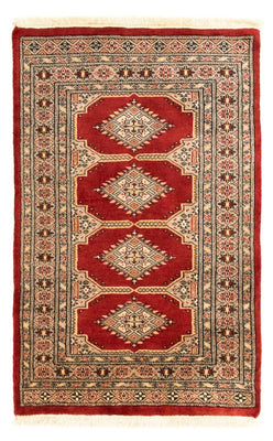 Afghan Rug - Bukhara - 123 x 78 cm - red