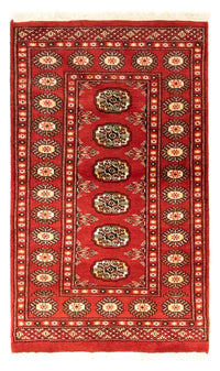 Afghan Rug - Bukhara - 132 x 78 cm - red