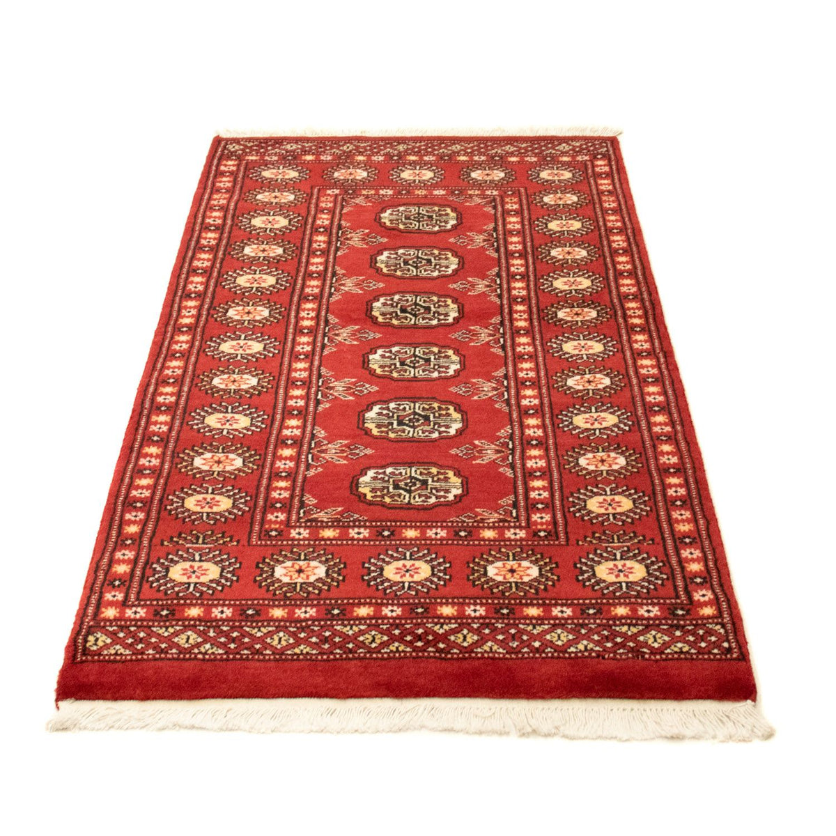 Afghan Rug - Bukhara - 132 x 78 cm - red