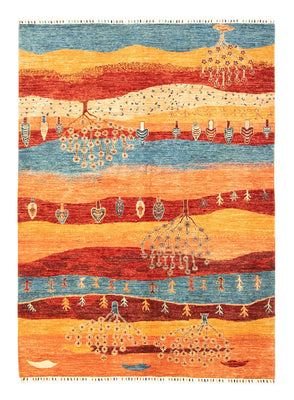Gabbeh Rug - Loribaft Perser - 204 x 150 cm - multicolored