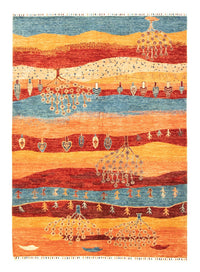 Gabbeh Rug - Loribaft Perser - 204 x 150 cm - multicolored