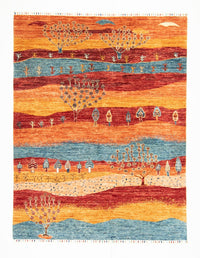 Gabbeh Rug - Loribaft Perser - 197 x 155 cm - multicolored