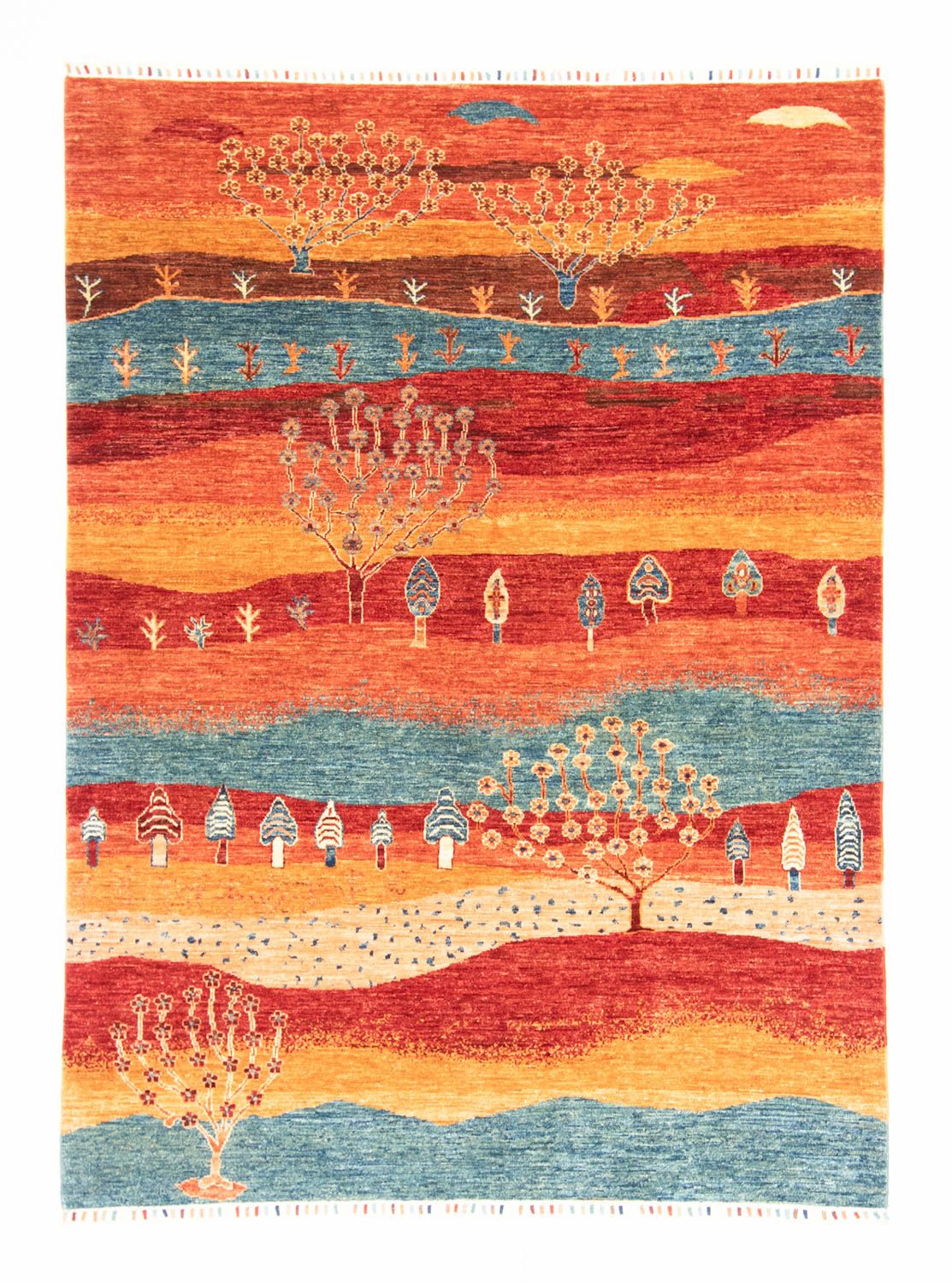 Gabbeh Rug - Loribaft Perser - 206 x 157 cm - multicolored