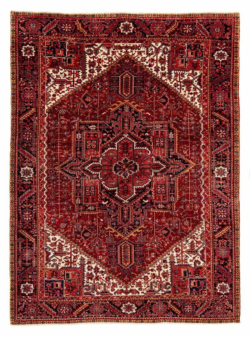 Perser Rug - Nomadic - 393 x 304 cm - dark red
