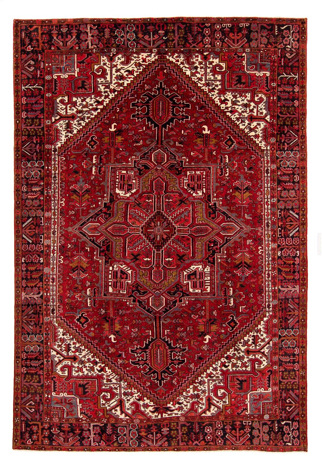 Perser Rug - Nomadic - 398 x 298 cm - dark red