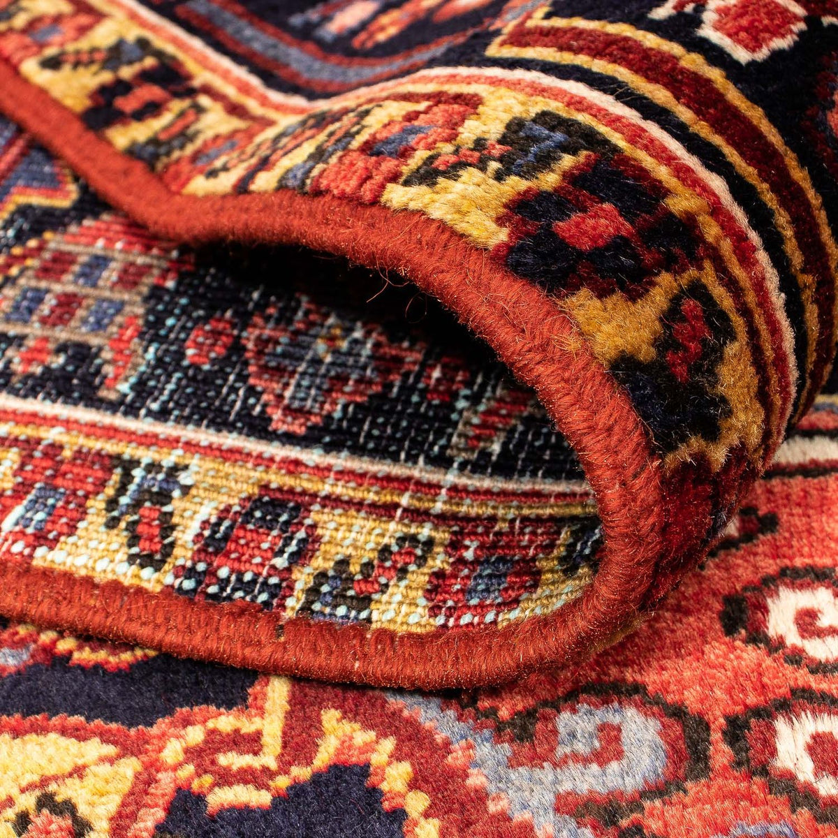 Perser Rug - Nomadic - 380 x 310 cm - dark red