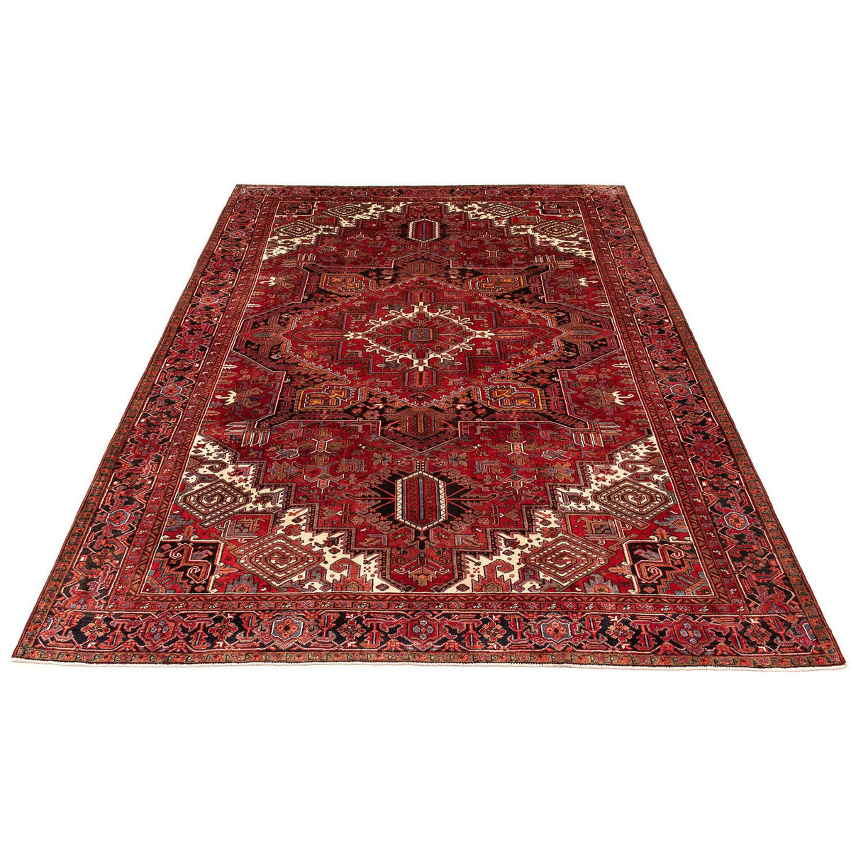 Perser Rug - Nomadic - 390 x 300 cm - dark red