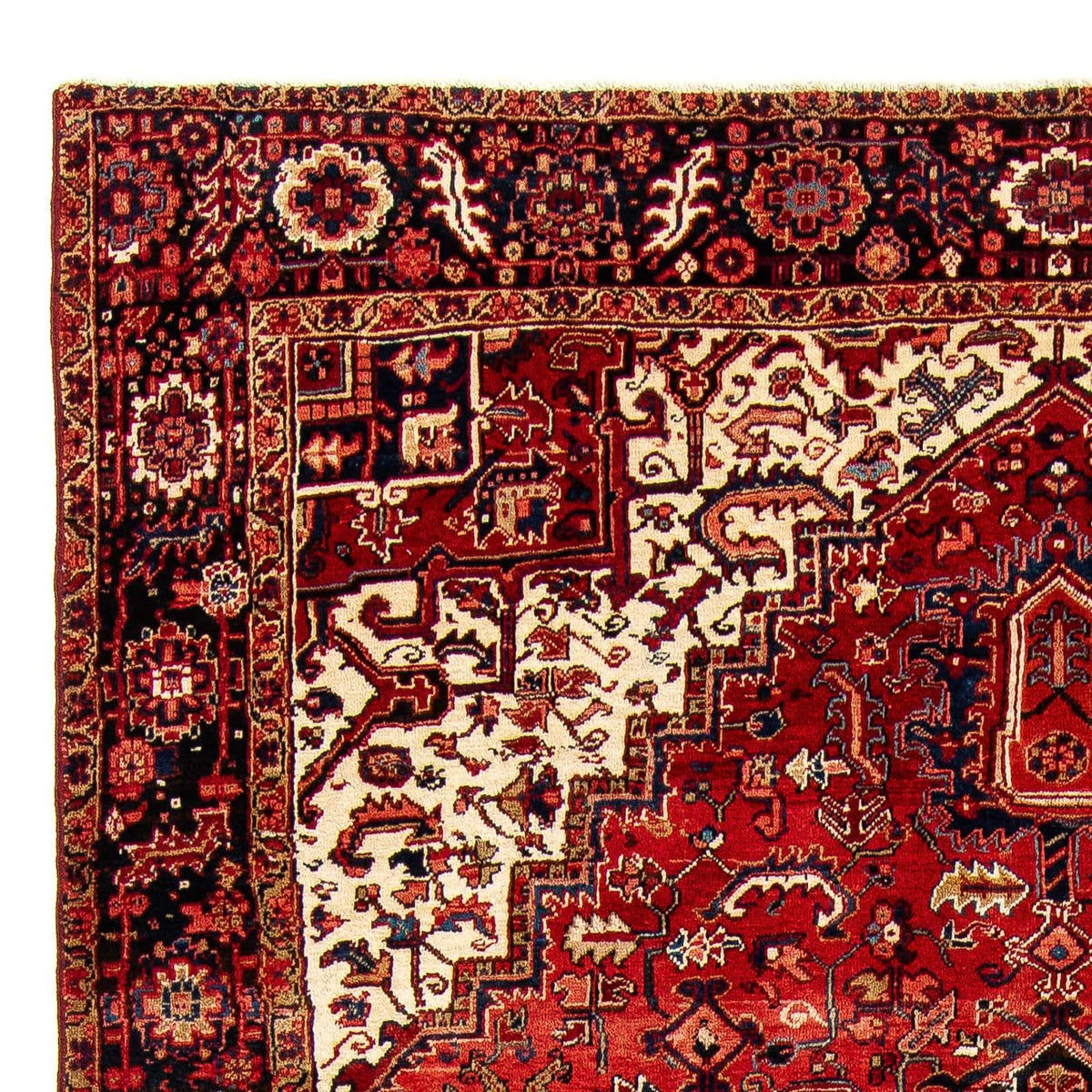 Perser Rug - Nomadic - 384 x 280 cm - dark red