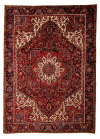 Perser Rug - Nomadic - 388 x 300 cm - dark red