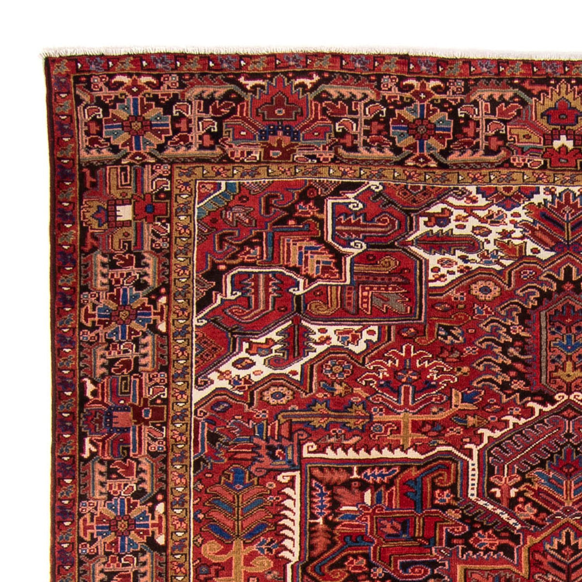 Perser Rug - Nomadic - 330 x 250 cm - dark red