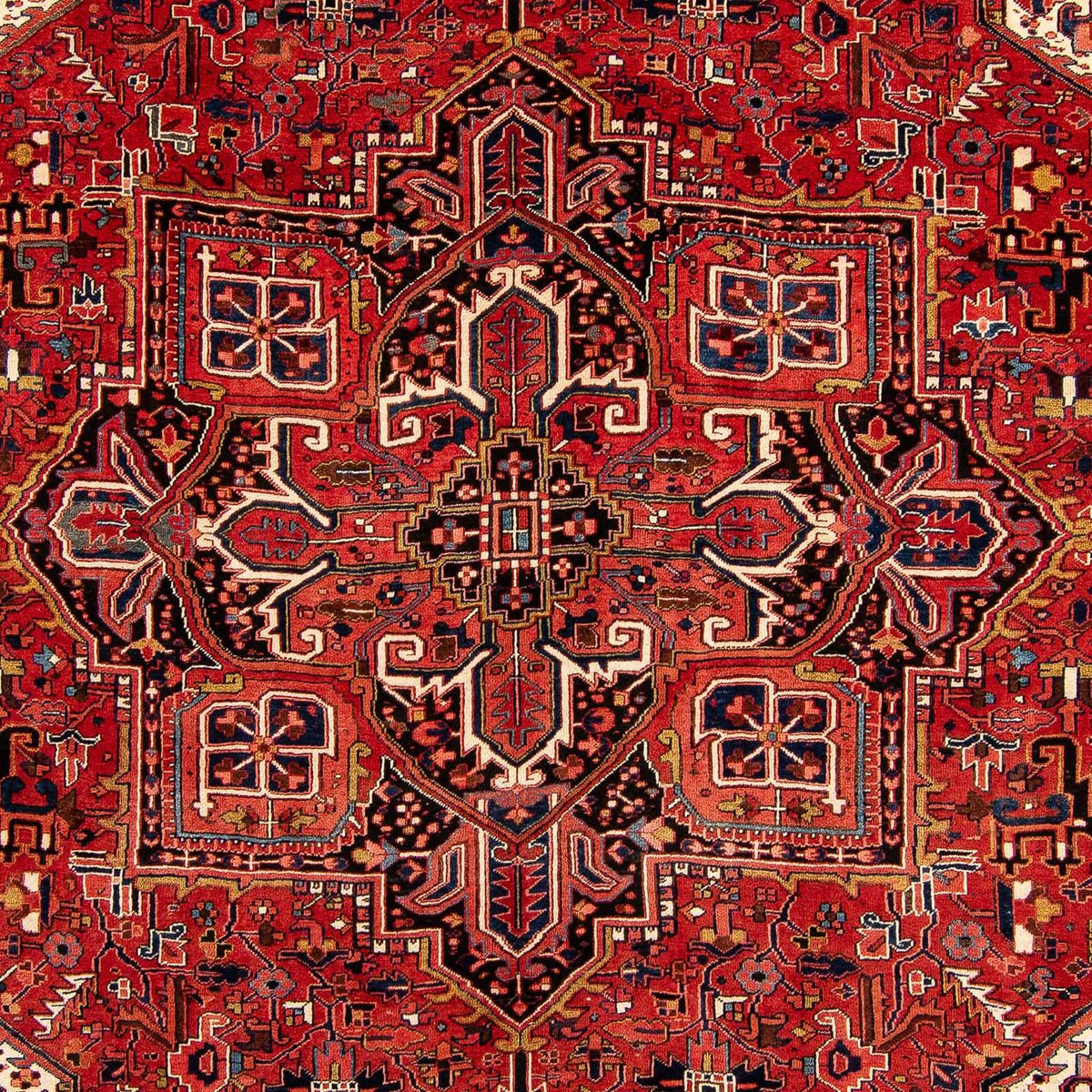 Perser Rug - Nomadic - 382 x 286 cm - dark red