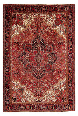 Perser Rug - Nomadic - 400 x 310 cm - dark red