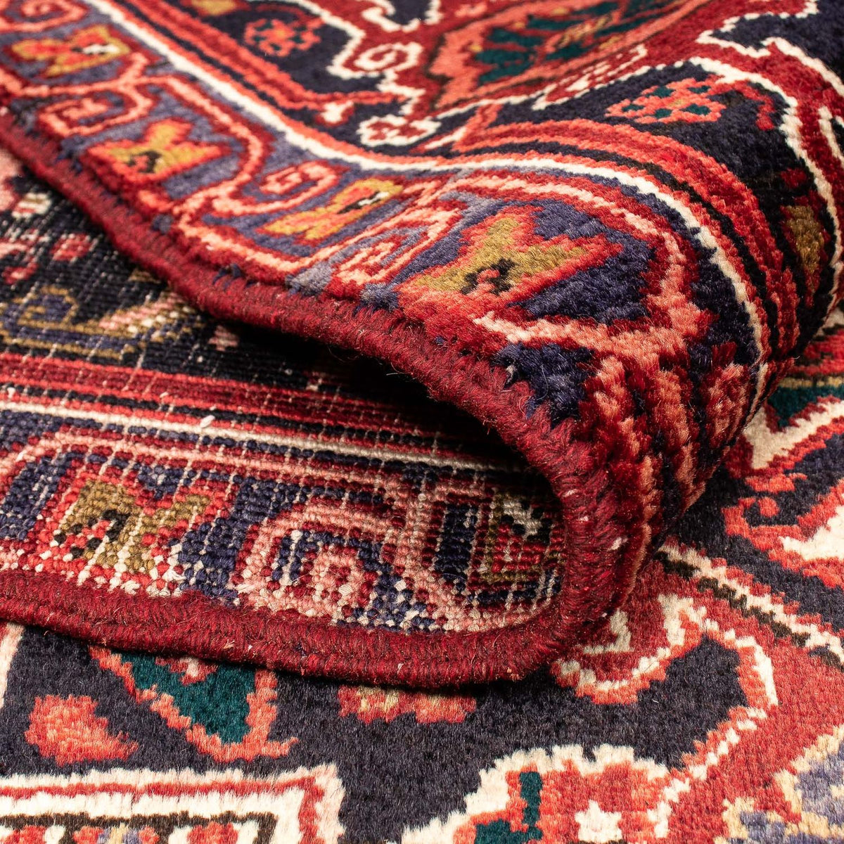 Perser Rug - Nomadic - 400 x 310 cm - dark red