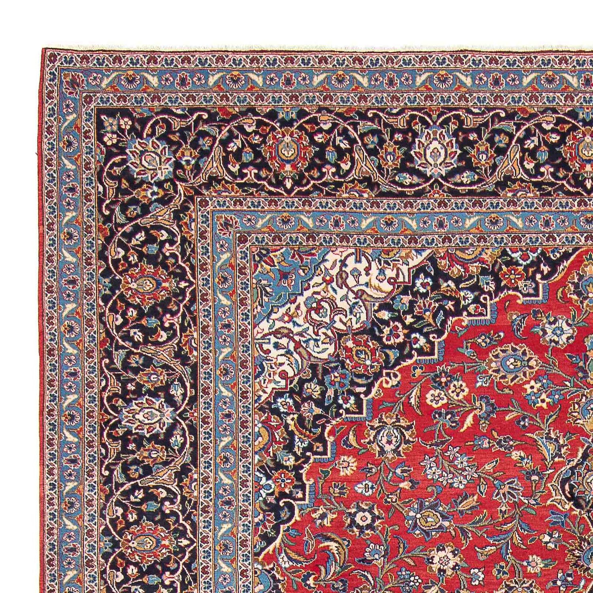 Perser Rug - Keshan - 400 x 398 cm - red