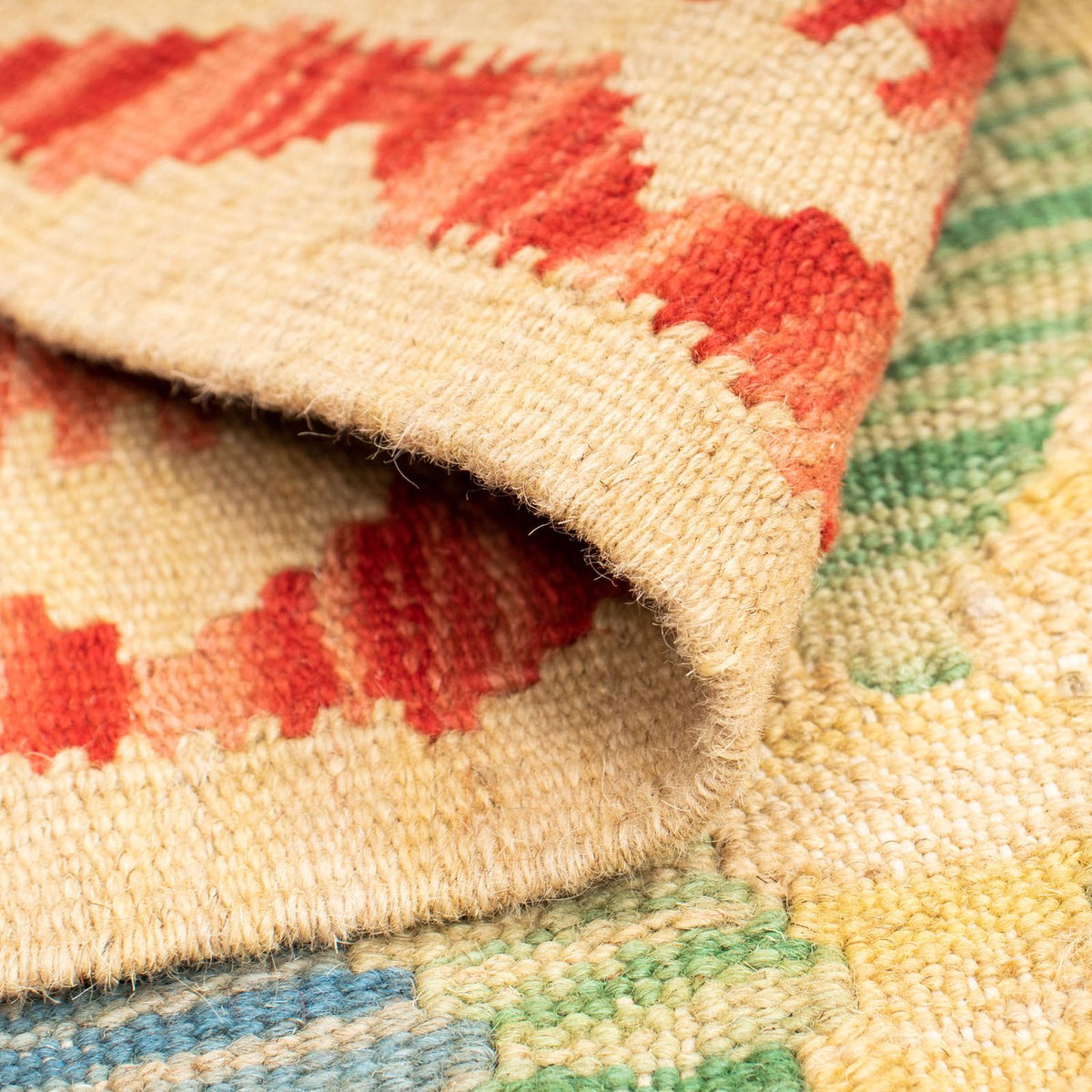 Kelim Rug - Splash - 125 x 80 cm - multicolored