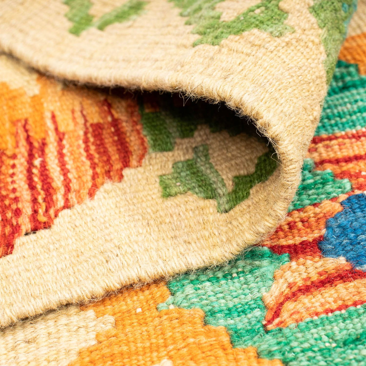 Kelim Rug - Splash - 125 x 80 cm - multicolored