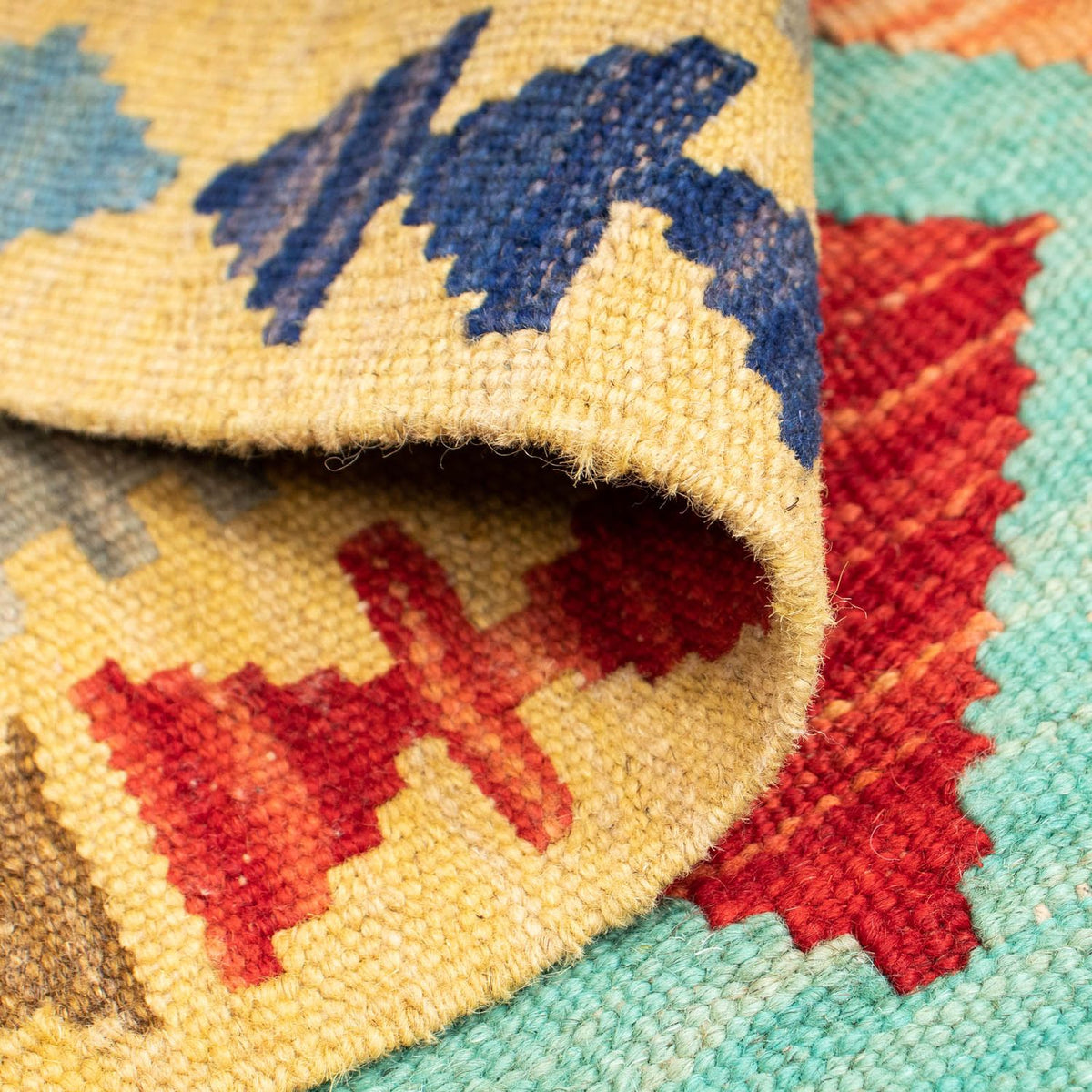 Kelim Rug - Splash - 125 x 80 cm - multicolored