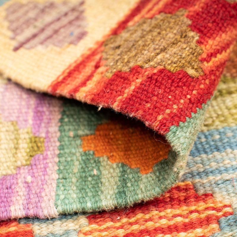 Kelim Rug - Splash - 125 x 80 cm - multicolored