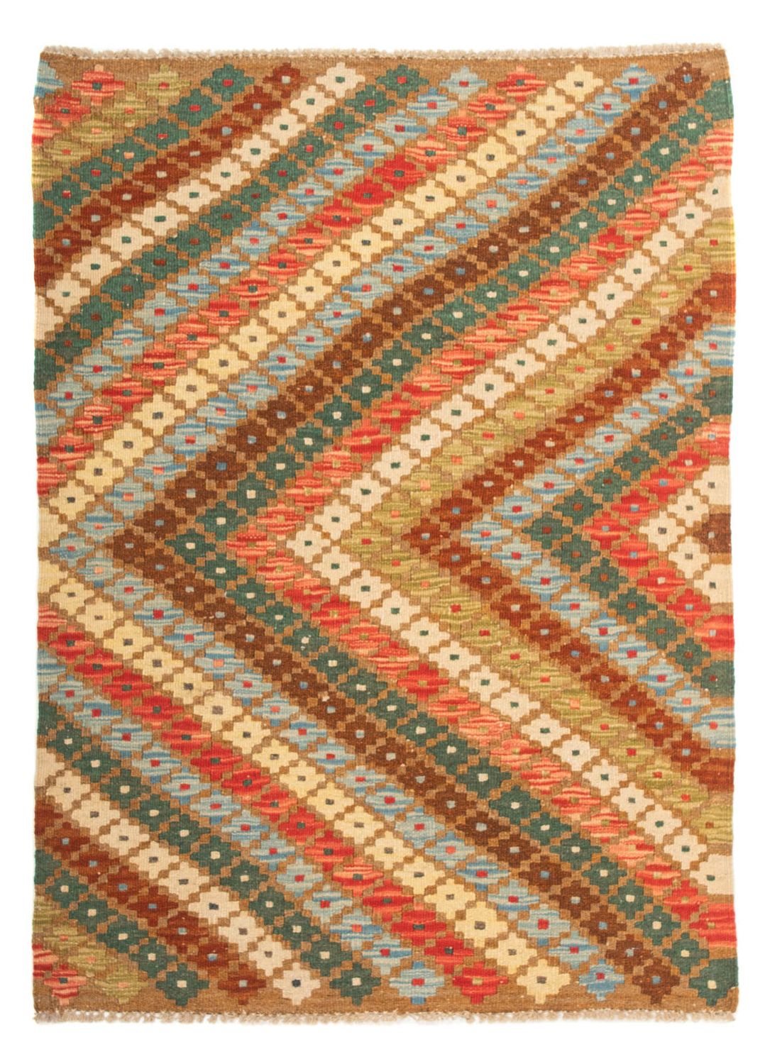 Kelim Rug - Splash - 125 x 80 cm - multicolored