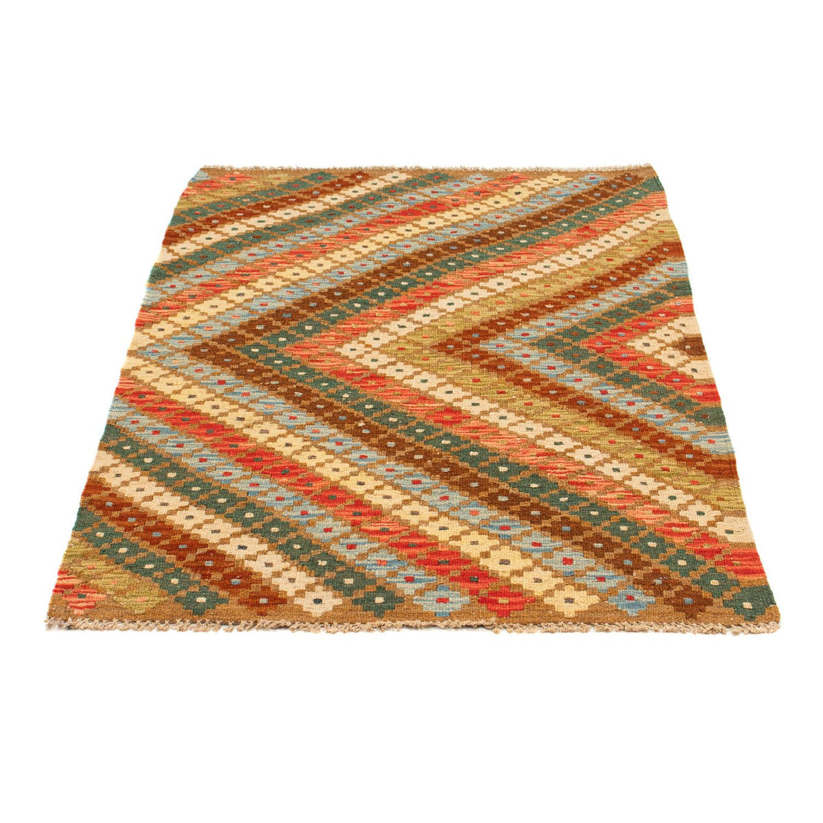 Kelim Rug - Splash - 125 x 80 cm - multicolored
