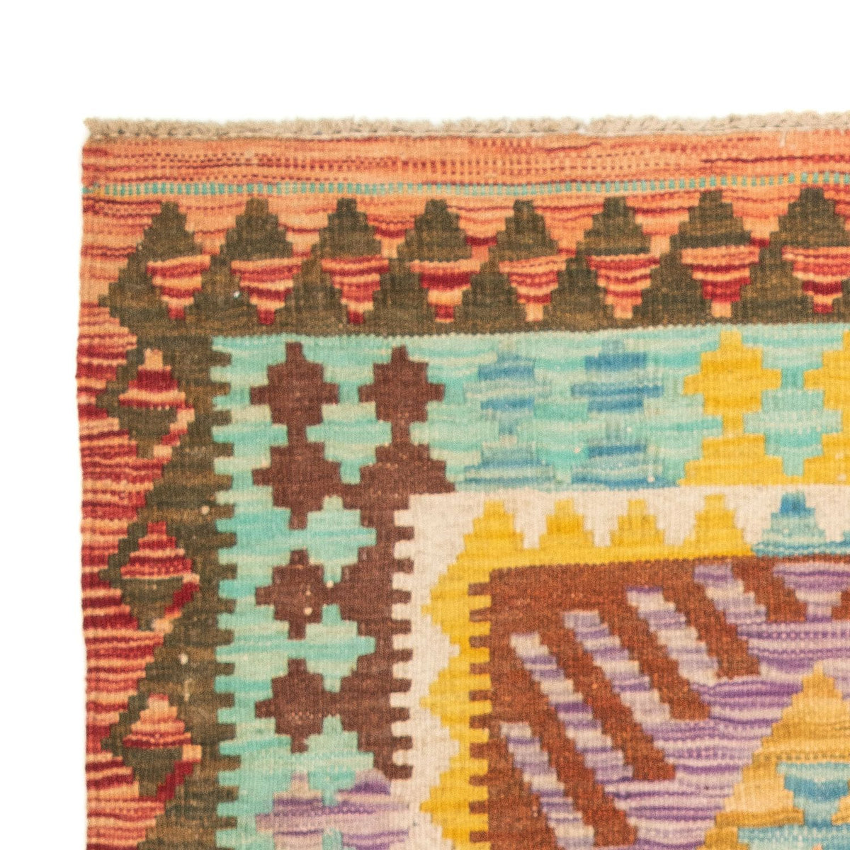 Kelim Rug - Splash - 125 x 80 cm - multicolored