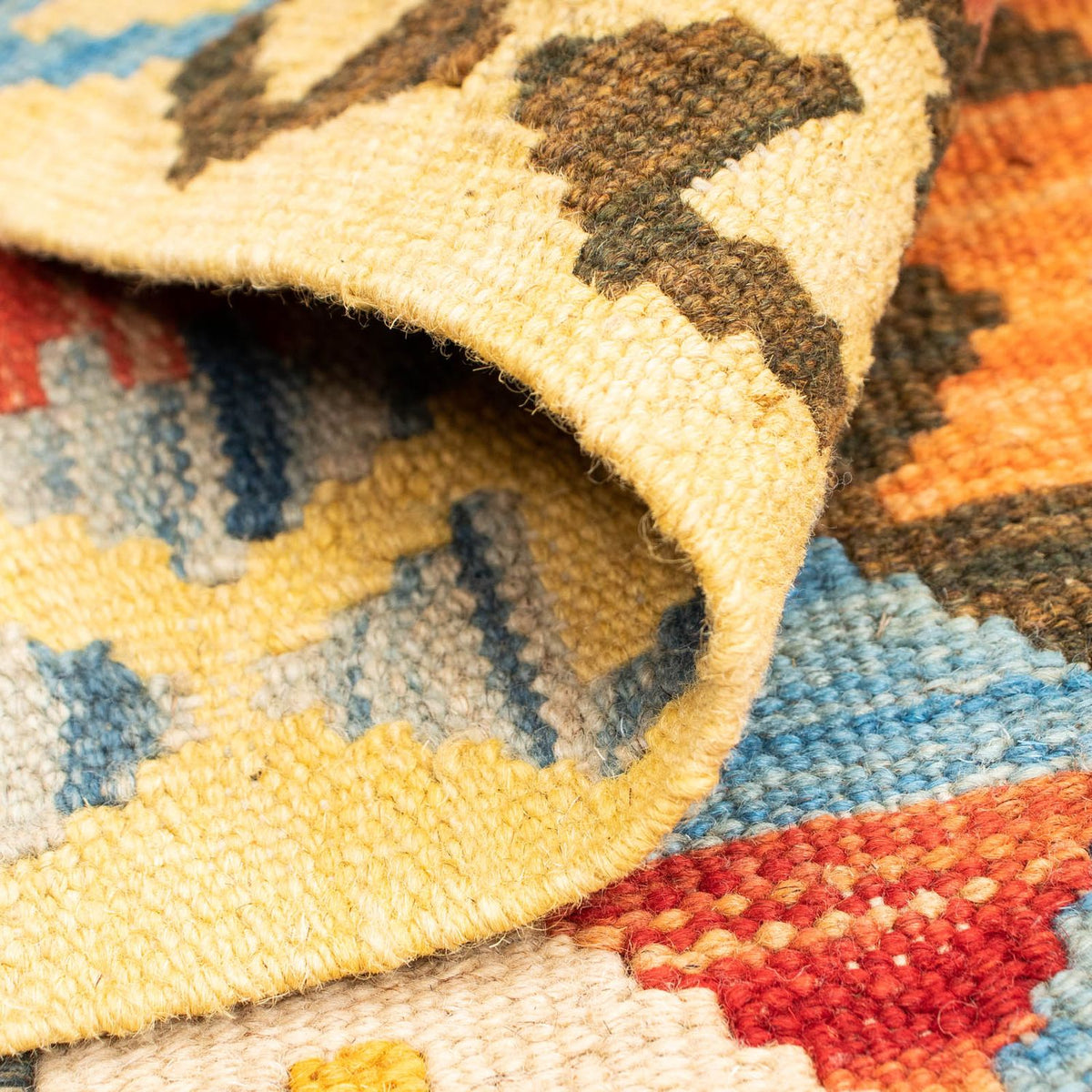 Kelim Rug - Splash - 125 x 80 cm - multicolored