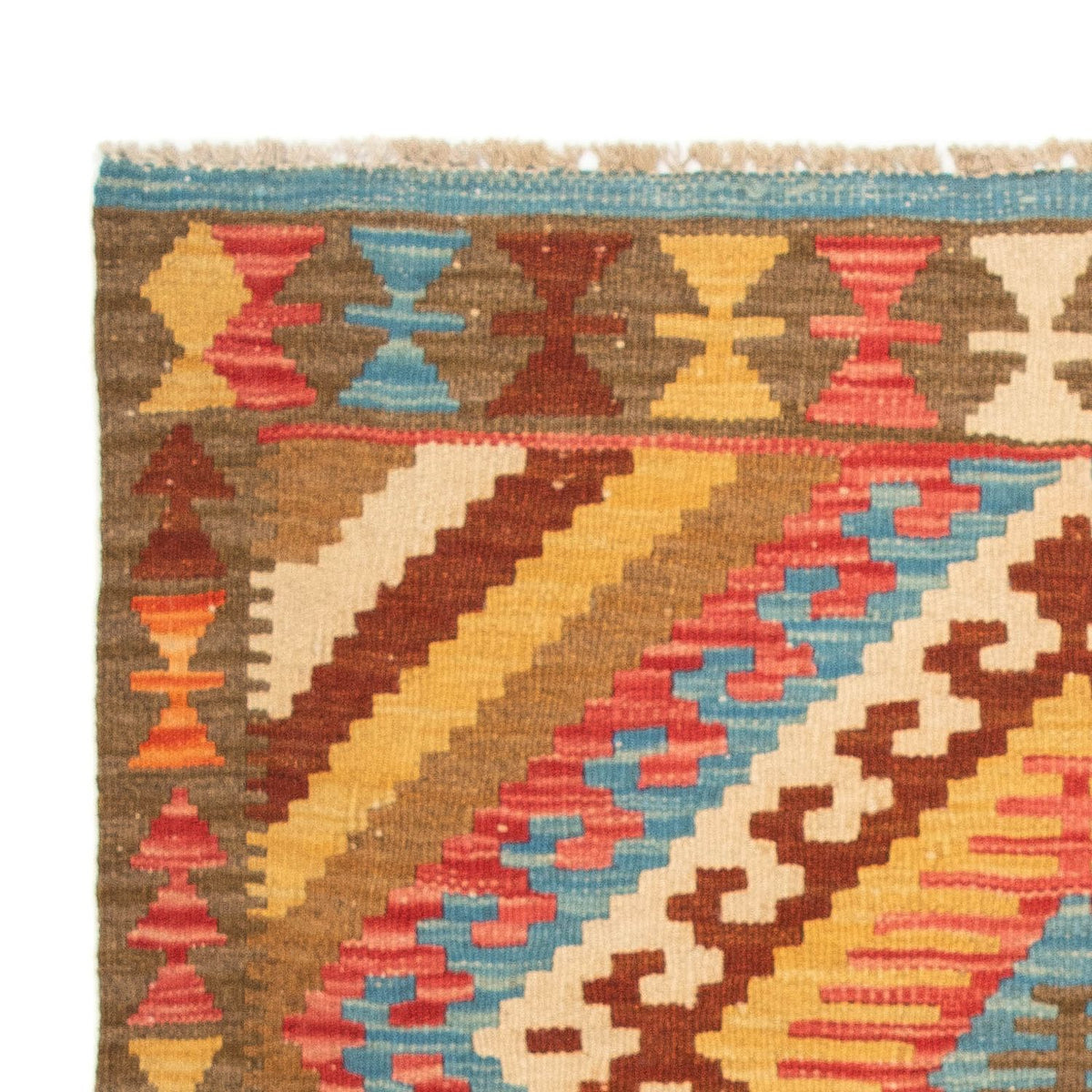 Kelim Rug - Splash - 121 x 85 cm - multicolored