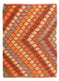 Kelim Rug - Splash - 121 x 89 cm - multicolored
