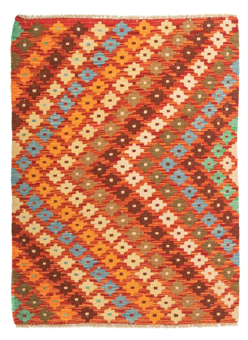 Kelim Rug - Splash - 121 x 89 cm - multicolored
