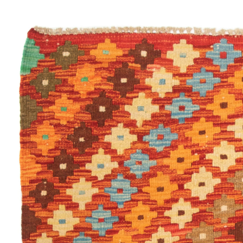 Kelim Rug - Splash - 121 x 89 cm - multicolored