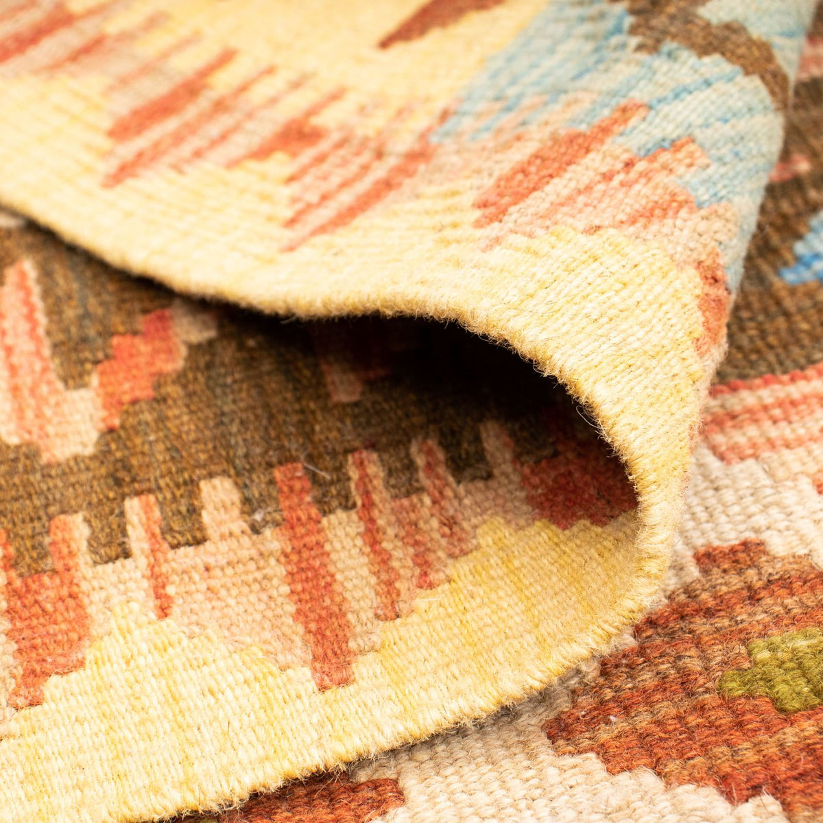 Kelim Rug - Splash - 124 x 86 cm - multicolored