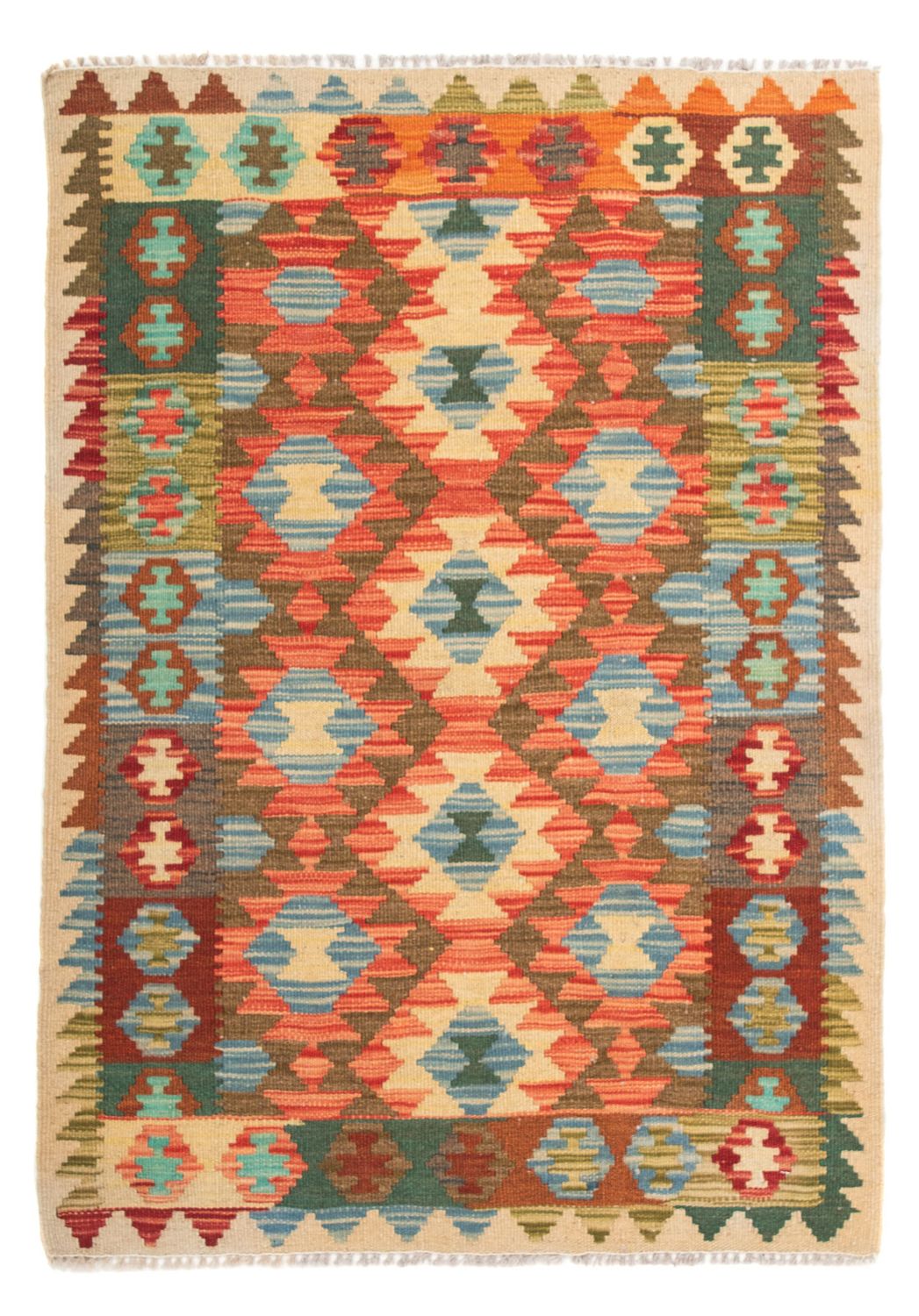 Kelim Rug - Splash - 125 x 80 cm - multicolored