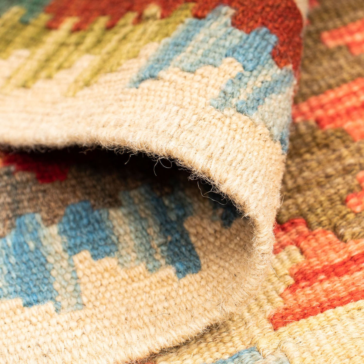 Kelim Rug - Splash - 125 x 80 cm - multicolored