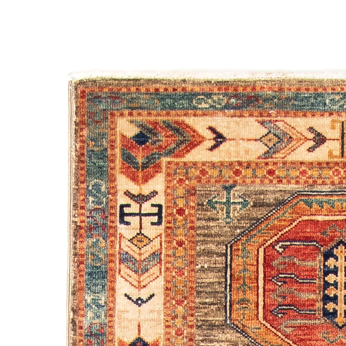 Runner Ziegler Rug - Kazak - 249 x 73 cm - light brown