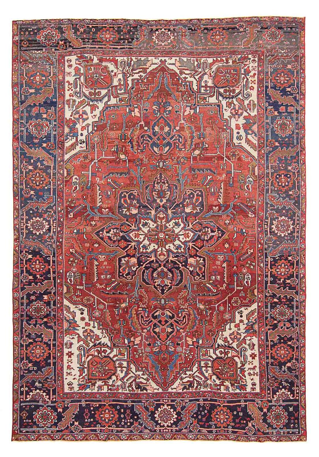 Perser Rug - Nomadic - 362 x 258 cm - light red