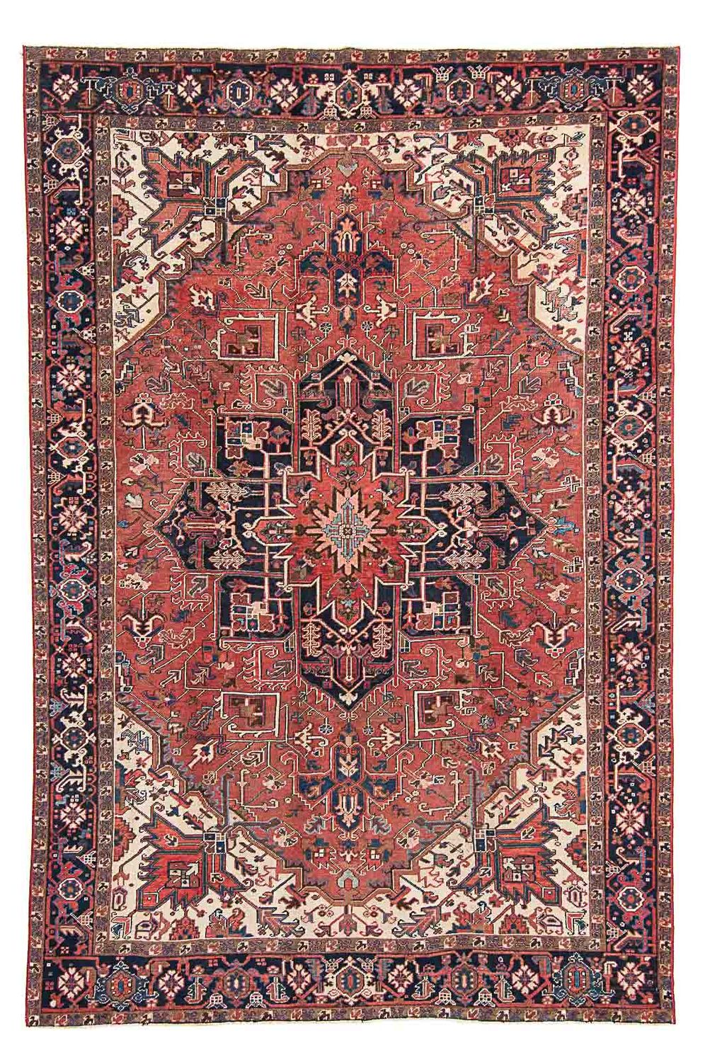 Perser Rug - Nomadic - 364 x 253 cm - light red